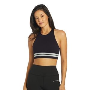 Spiritual Gangster High Neck Heathered Seamless Bra NWT size XS/S